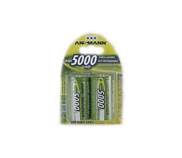 Ansmann Akku NiMH Mono/D 5000 mAh