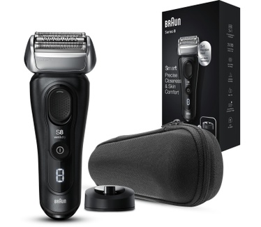 Braun Braun Series 8 8410s Elektrisch Scheerapparaat, Wet & Dry, Met Oplaadstandaard