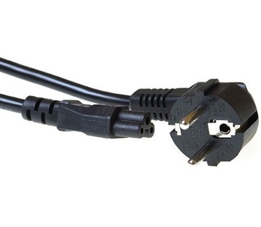 Advanced Cable Technology Stroomkabel randaarde stekker CEE7/7 male (haaks) - C5 1.00 m