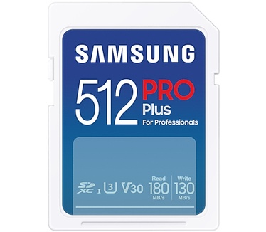 Samsung Pro Plus SD Card (2023) 512GB + Kaartlezer