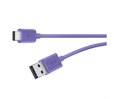 Belkin Mixit USB 2.0 USB-A/USB-C kabel - 180cm Paars