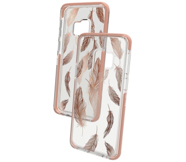 Gear4 Victoria Case voor de Samsung Galaxy S9 - Feathers  Transparant