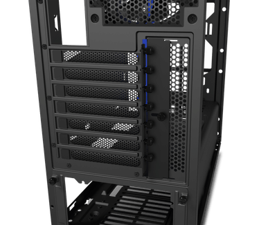 NZXT S340 Colour Edition Zwart/Blauw