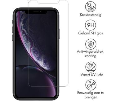 Selencia Gehard Glas Screenprotector iPhone 12 (Pro) / 11 / Xr