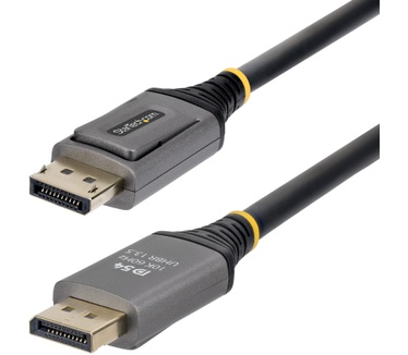 Startech.com 50cm DisplayPort 2.1 Kabel, VESA Gecertificeerde DP54 DisplayPort Kabel, Ongecomprimeerde 8K 60Hz, 8K 144Hz/4K 240Hz met DSC 1.2a, DP 2.1 Kabel