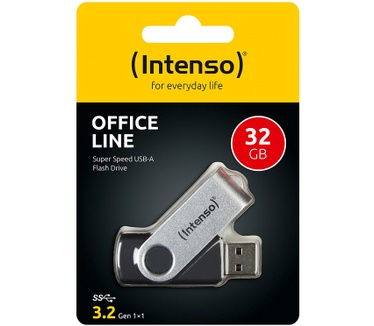 Intenso USB 32GB OFFICE LINE 3.2 Gen1 Silver-Black
