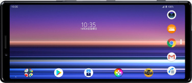 Sony Xperia 1 horizontaal homescreen
