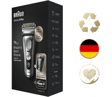 Braun Braun Series 9 Pro 9427s Elektrisch Scheerapparaat, Wet & Dry, Met PowerCase