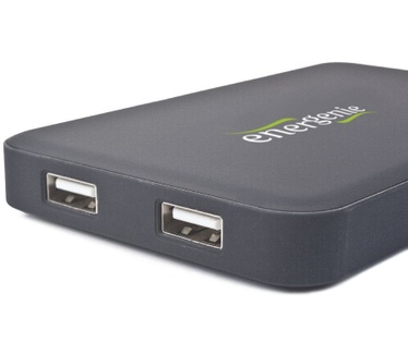 Gembird Powerbank 5.000 mAH inkl. Adapterset USB schwarz