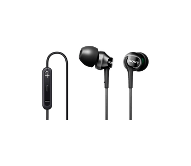 Sony MDR-EX100APB Zwart - In-Ear-hoofdtelefoon met Smartphone AB