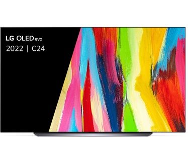 LG C2 83" (zwarte voet) Zwart