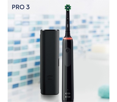Oral-B Oral-B Pro 3 - 3500 - Zwarte Elektrische Tandenborstel Ontworpen Door Braun