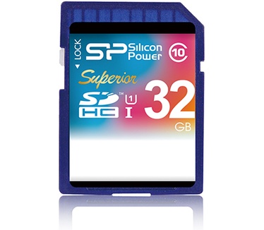Silicon Power 32GB SDHC Card Superior UHS-I U1