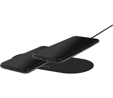 Mobiparts Dual Fast Wireless Charging Pad Black