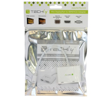Techly Mini DisplayPort to HDMI/VGA Adapter Wit