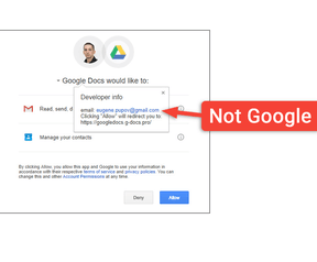 Phishing via Gmail
