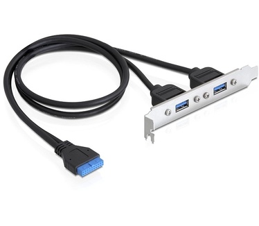 Delock USB 3.0 19-pin - 2 x USB 3.0-A