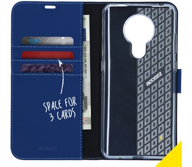 Accezz Wallet Softcase Bookcase Nokia 5.3 - Donkerblauw (5.3) Blauw