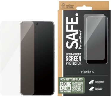 PanzerGlass SAFE. by PanzerGlass® Screen Protector OnePlus 15 | Ultra-Wide Fit