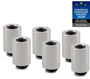 Thermal Grizzly DeltaMate Extender - MF28 Gloss Nickel (6-Pack)