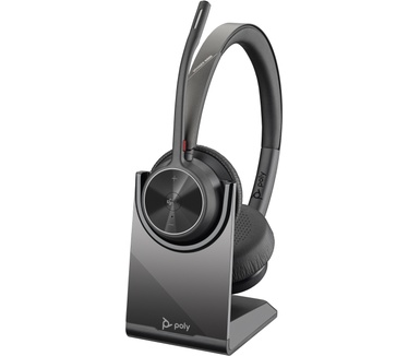 HP Poly Voyager 4320 Microsoft Teams Certified Headset + BT700 dongle + oplaadstatief
