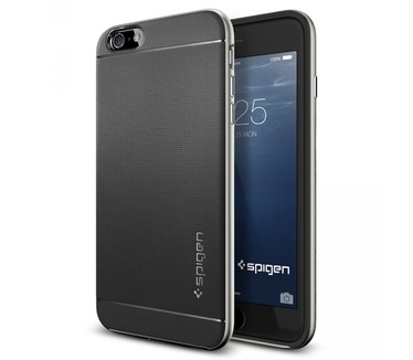 Spigen Case Neo Hybrid Apple iPhone 6 Plus SGP11066 (Satin Silver) voor iPhone 6 plus