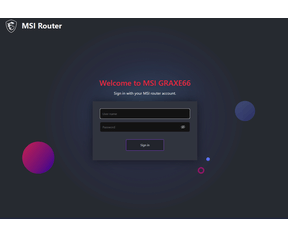 MSI RadiX welkomstscherm