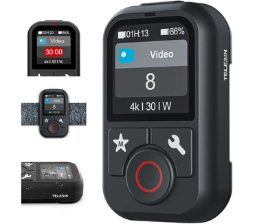Telesin V2 Bluetooth remote voor GoPro 13/12/11/10/9/8/Max - Waterbestendig
