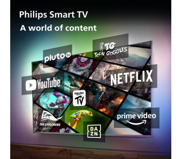 Philips 75PUS8108/12 AMBILIGHT tv, Ultra HD LED, black, Smart TV, Pixel Precise Ultra HD, HDR(10+), Dolby Atmos/Vision
