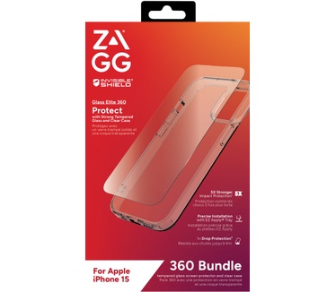 Zagg Glass Elite 360 Bundle (iPhone 15)