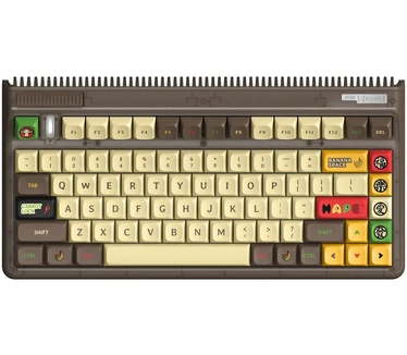 Iqunix OG80 Happy Ape Wireless Mechanical Keyboard moonstone Turbo