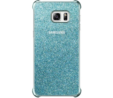 Samsung Galaxy S6 edge Plus Glitter Cover Blauw