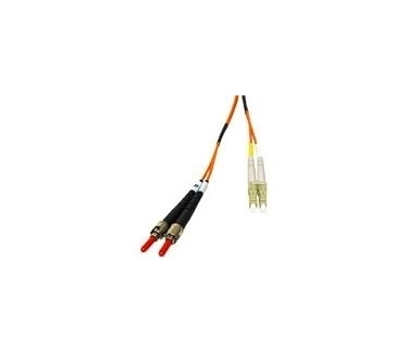 CablesToGo 3m LC/ST LSZH Duplex 62.5/125 Multimode Fibre Patch Cable