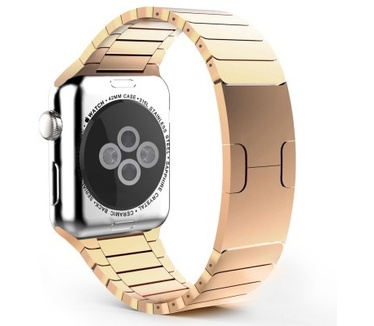 qMust Chain Metalen Watchband voor Apple Watch (38mm) - 1 schakel - rose goud