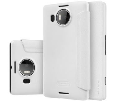 Nillkin New Sparkle BookCase voor Microsoft Lumia 950 XL - Wit