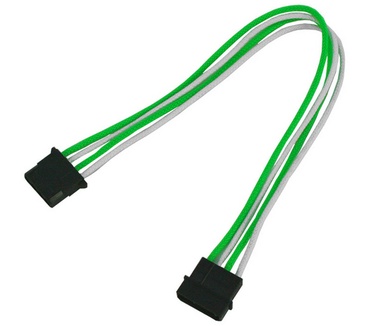 Nanoxia 0.3m 4-pin molex m/f