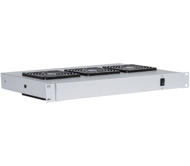 Intellinet 3-Fan Ventilation Unit for 19" Racks, 1U, Grey