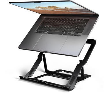 Axagon STND-LAB Laptop-Ständer, höhenverstellbar, faltbar, Aluminium