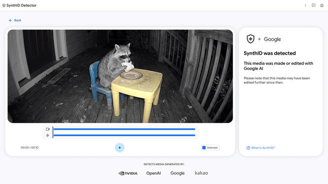 SynthID Detector