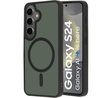 Mobiparts Hardcover Samsung Galaxy S24 Satin Black (Magsafe Compatible)