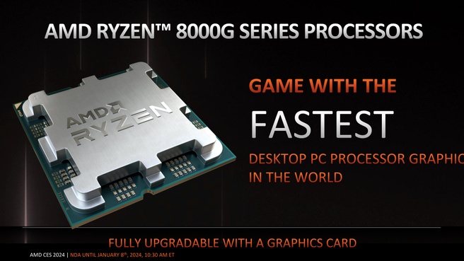 AMD Ryzen 8000G CES 2024