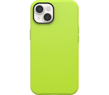 Otterbox OtterBox Symmetry+ hoesje voor iPhone 14 Plus met MagSafe, schokbestendig, valbestendig, dun beschermend hoesje, 3x getest volgens militaire standaard, Antimicrobieel, Lime all yours