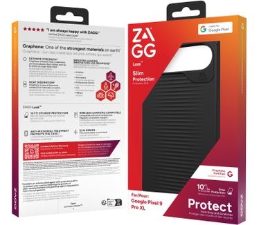Zagg Luxe Grafeen Back Cover Google Pixel 9 Pro XL Zwart
