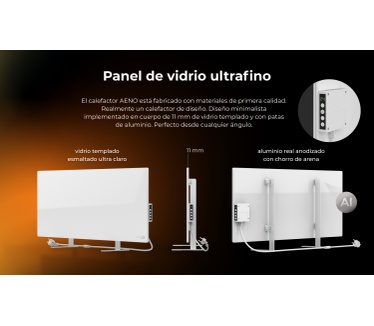 Aeno Infrarot Heizkörper Premium Eco Smart LED GH4S 700W BK retail