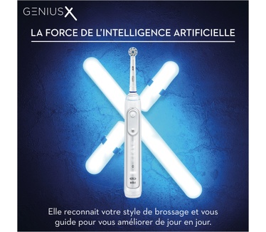 Oral-B Oral-B Genius X Witte Elektrische Tandenborstel Ontworpen Door Braun