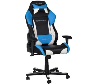 DXRacer Drifting Gaming Chair Zwart/Wit/Blauw