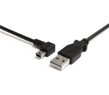 Startech.com 1,8m USB 2.0 A naar linksgehoekte Mini B kabel M/M zwart