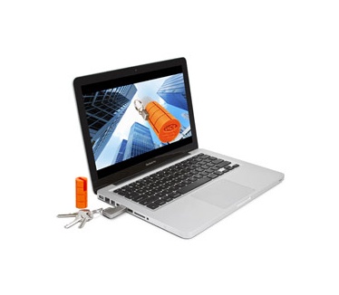 LaCie RuggedKey 64GB Oranje