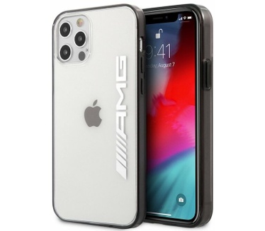 Mercedes-Benz Mercedes-AMG Metallic Black Edges iPhone 12 Pro Max - Transparant Transparant