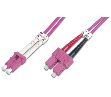 Assman OM4, LC/SC, 7m